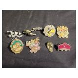 Lot of 8 Disney pins