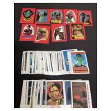 Group of vintage Fright Flicks collectible cards