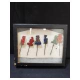 Lot of 6 Vintage 1965 Flintstones pins