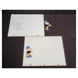 Group Of Disney Jiminy Cricket cel