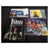 Group of Star Wars magazines, bubble gum wrap,