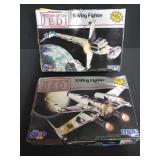 MPC Star Wars X-wing Fighter and B-wing fighter