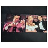Pair of Batman film calendar pages signed Jack