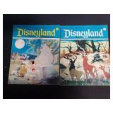 Pair of vintage Disneyland magazine