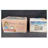 Beauty and the Beast toy china tea set, as is