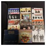 Vintage The Beatles E.P. 45RPM record collection