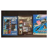 Robotech Art 1-2, posters and Macross book