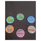 Vintage Who framed Roger Rabbit pins