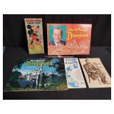 Group of Disneyland memorabilia