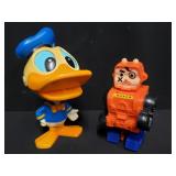 Pair of Topper Toys Ding-A-Lings Boxer robot and