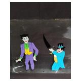 Vintage The Joker and The penguin cell