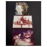 Group of vintage Star Wars photographs and print
