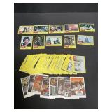 Group of vintage Star Wars collectible cards in