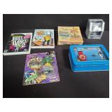 Group of wii games, Disneyland figurine,