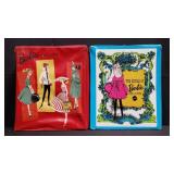 Pair of vintage Barbie doll cases