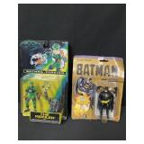 Vintage Batman and The Riddler toys