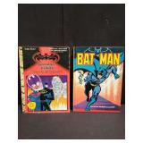 Vintage Batman and Robin book and coloring book
