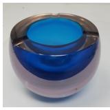 Mid-century modern Murano Sommers orb ashtray