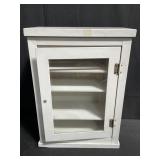 Vintage metal medical wall cabinet
