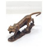 Solid bronze tiger figurine