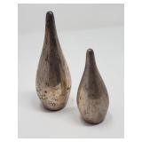 Alan Adler mid-century sterling silver salt and