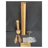 Group of vintage workshop instruments