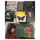 Box of literary, photography and art books