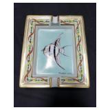 Hermes flying fish porcelain ash tray