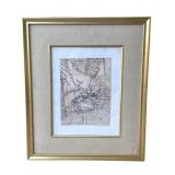 Framed Vincent Van Gogh print