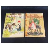 Pair of vintage Little Red Riding Hood books