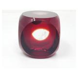 Mid-century modern Reijmyre Sweden art glass cube