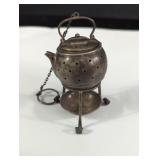 Vintage sterling silver small teapot infuser