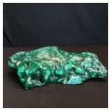 Malachite rock specimen