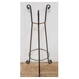 Vintage wrought-iron plant stand