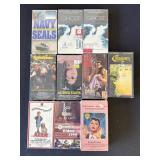 Lot of VHS factory sealed movie tapes