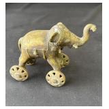 Vintage brass elephant figurine
