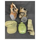 Group of vintage military items