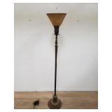 Vintage spelter floor lamp