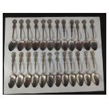 Antique sterling silver spoons