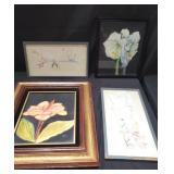 Group of pastel painting on paper