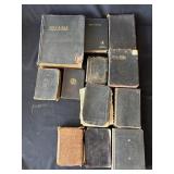 Lot of antique & vintage bibles