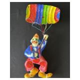 Hand painted paper-mï¿½chï¿½ clown