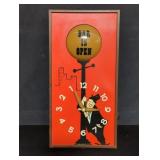 Vintage "Bar is Open" clock