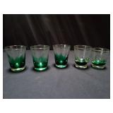 Group of Mid-century shot glasses