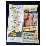 Pair of vintage movie posters