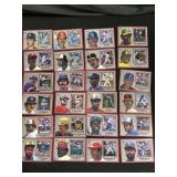 Lot of 1983 vintage action all star baseball cards