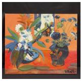 Signed oil on canvas painting