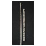 Sterling silver bracelet and necklace