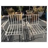 Vintage Hollywood Regency style wrought iron
