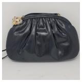 Vintage Judith Leiber karung snakeskin evening